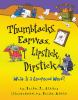 Book cover for "Thumbtacks, earwax, lipstick, dipstick".